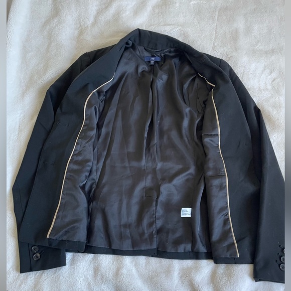 Gap classic fitted blazer NWOT size 0 black - Picture 9 of 10